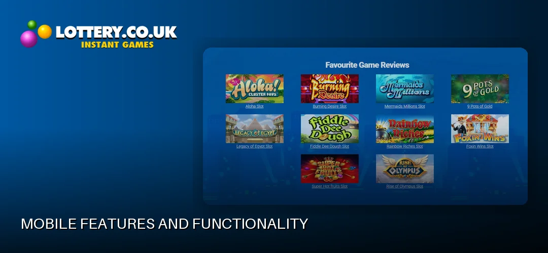 Lottery casino promotional banner