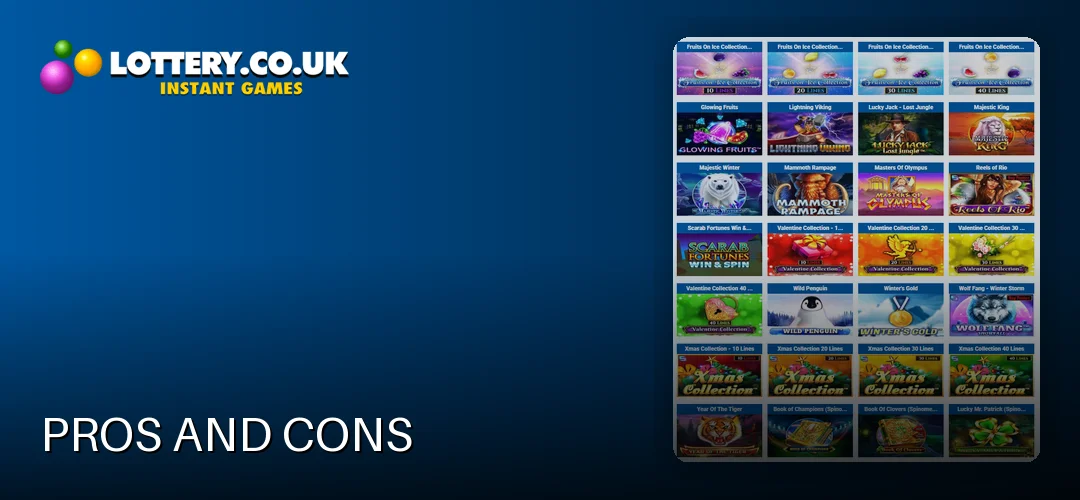 Lottery casino promotional banner